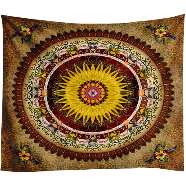 Mandala Hanging Wall Tapestry