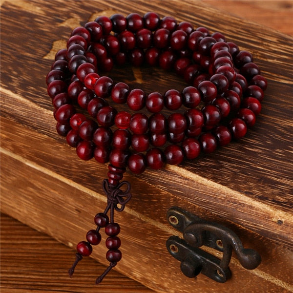 Natural Wooden Mala Beads
