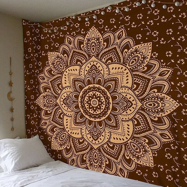 Large 200x150cm Mandala Indian Tapestry Wall Hanging